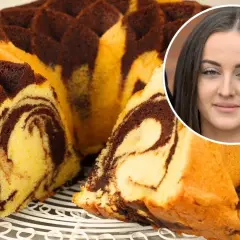 Pyszna babka marmurkowa, idealna na niedzielę. Ten przepis na szklanki jest prosty i szybki.